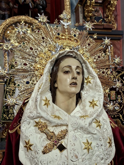 Acto de presentación de la Stma. Virgen del Primer Dolor tras su restauración.