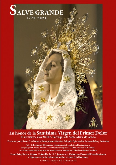 Salve Grande en honor a la Stma. Virgen del Primer Dolor