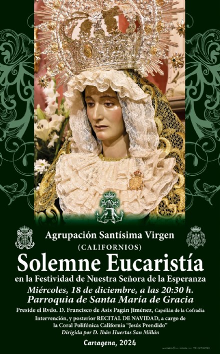 Eucaristía en honor de Ntra. Sra. de la Esperanza