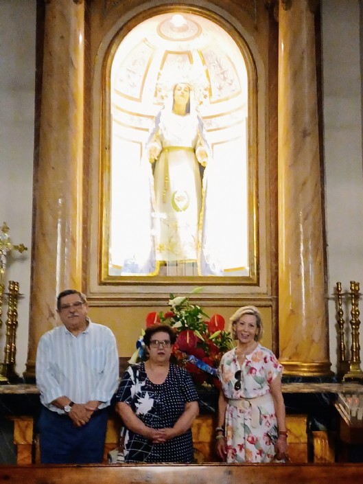 75 ANIVERSARIO. CREVILLENTE. OFRENDA A LA VIRGEN NTRA. SRA. DE LOS DOLORES