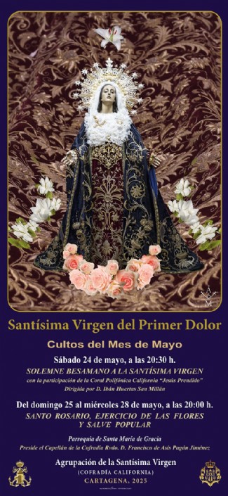 Besamano en honor a la Stma. Virgen del Primer Dolor