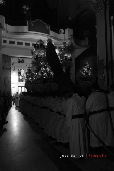 ORACIÓN A LA SALIDA DE LA STMA. VIRGEN DE LA IGLESIA  AÑO 2015