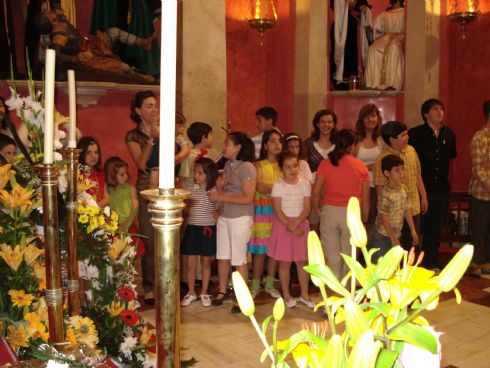 OFRENDA FLORAL DEL TERCIO INFANTIL.