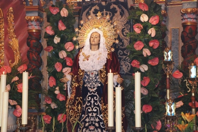 BESAMANO A LA SANTÍSIMA VIRGEN DEL PRIMER DOLOR.2009