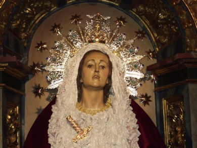 RESTAURACIÓN DE LA CORONA DE CAPILLA DE LA STMA. VIRGEN DEL PRIMER DOLOR