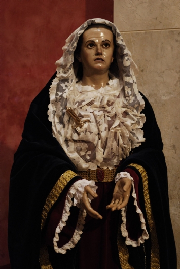 RÉPLICA DE LA IMAGEN DE LA VIRGEN DEL PRIMER DOLOR