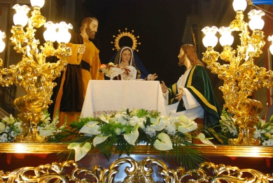 Tercio femenino de “Jesús y la Stma. Virgen María en casa de Lázaro”