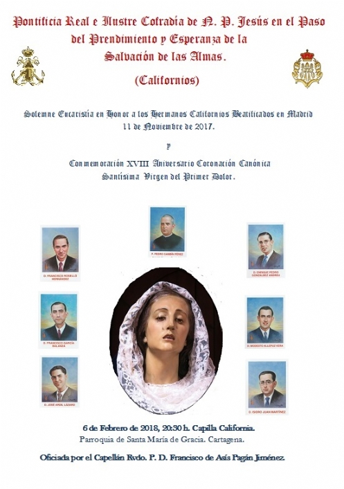 XVIII Aniversario Coronación Canónica de la Madre de los Californios 