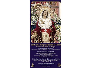 Besamano en honor a la Stma. Virgen del Primer Dolor