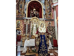 Acto de presentación de la Stma. Virgen del Primer Dolor tras su restauración.