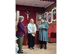 Donación de la Madrina de 2025 del Tercio 'Ntra Sra de la Esperanza'