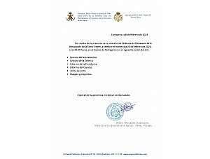 Convocatoria Junta Portapasos