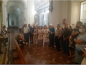 75 ANIVERSARIO. CREVILLENTE. OFRENDA A LA VIRGEN NTRA. SRA. DE LOS DOLORES