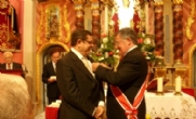 D. FRANCISCO RAMÓN SÁNCHEZ MAYORDOMO PRESIDENTE DE LA AGRUPACIÓN ES NOMBRADO MIEMBRO DE LA ORDEN DEL PRENDIMIENTO DE JESÚS DE LA COFRADÍA CALIFORNIA