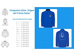 Chaquetas de la Agrupación de la Stma. Virgen del Primer Dolor