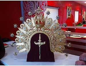 Nueva Diadema- Corona para la Stma. Virgen del Primer Dolor.