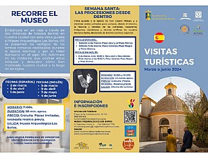 Nuevo calendario de visitas turísticas de marzo a junio